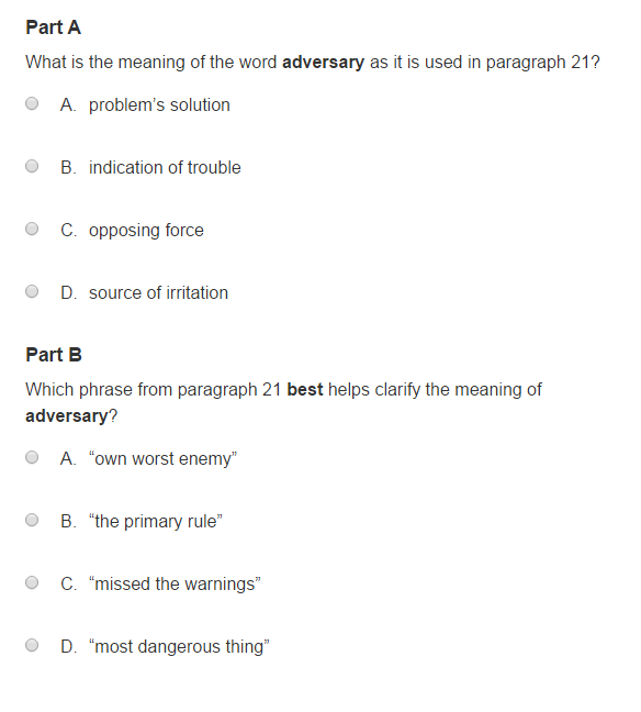 Parcc Practice Test Answers Grade 8