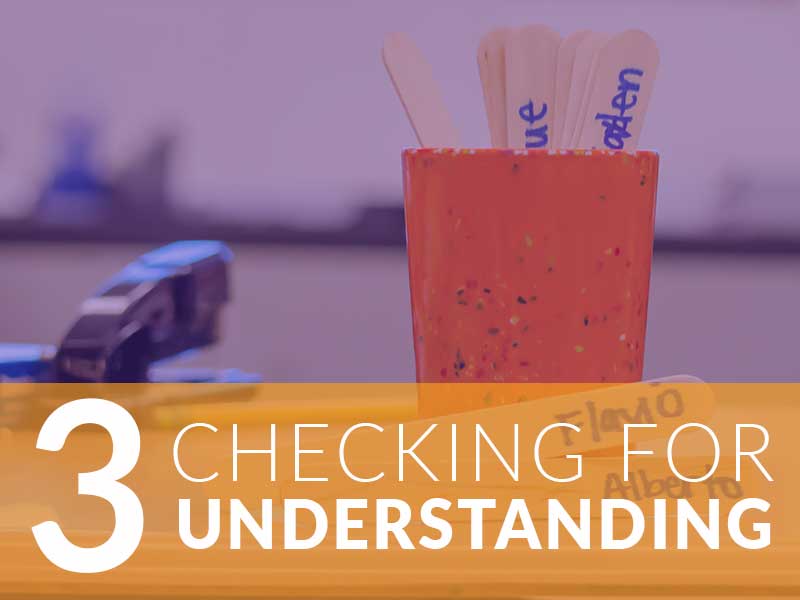 Accelerate Learning - Checking for Understanding