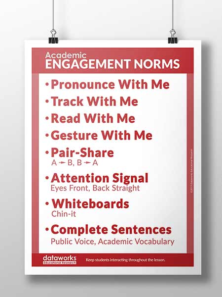 student engagement poster